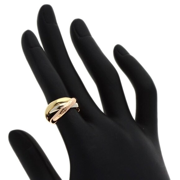 CARTIER 18k Yellow Gold Trinity Ring #48 - Picture 4 of 7